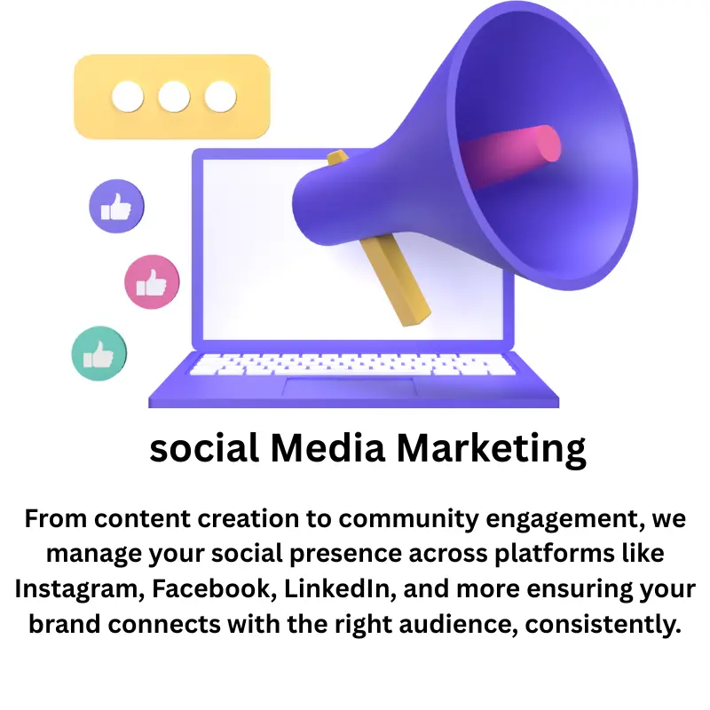 From content creation to community engagement, we manage your social presence across platforms like Instagram, Facebook, LinkedIn, and more — ensuring your brand connects with the right audience,
